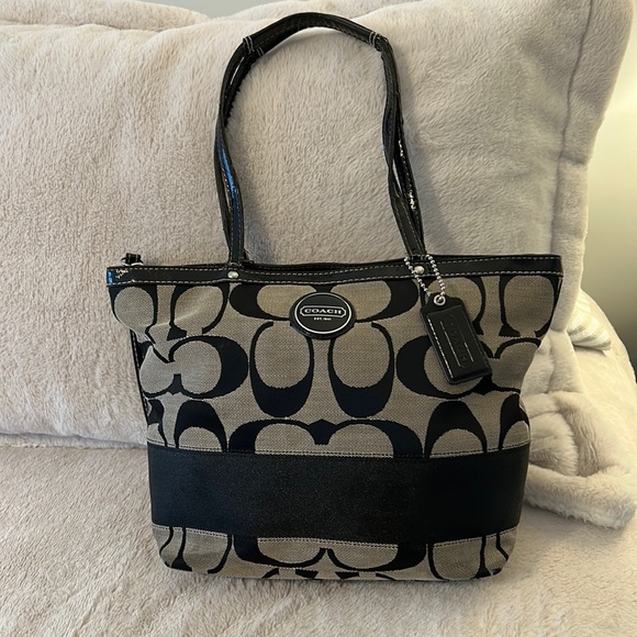 Coach Handbags - Coach Signature Sis Tote